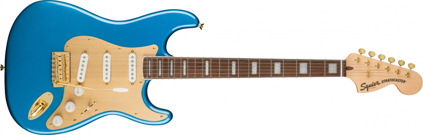 Stratocaster Gold Edition Lake Placid Blue
